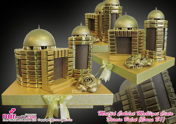 Masjid Cokelat Mahligai Cinta Desain Bulat (Emas B1) nurmajlis.com 707x500 