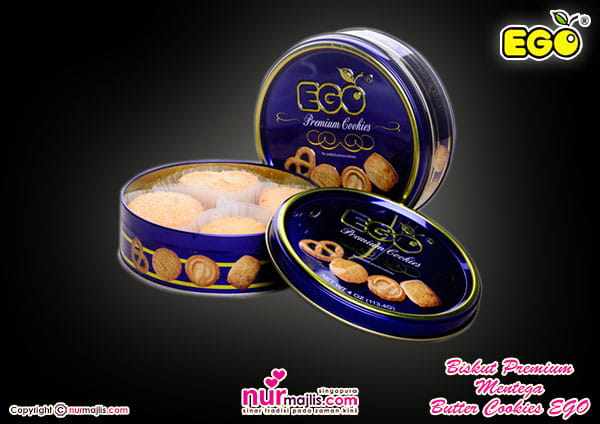 Biskut Premium Mentega Butter Cookies EGO nurmajlis.com