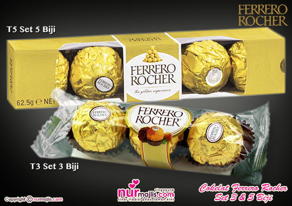 Cokelat Ferrero Rocher Set 3 & 5 Biji nurmajlis.com