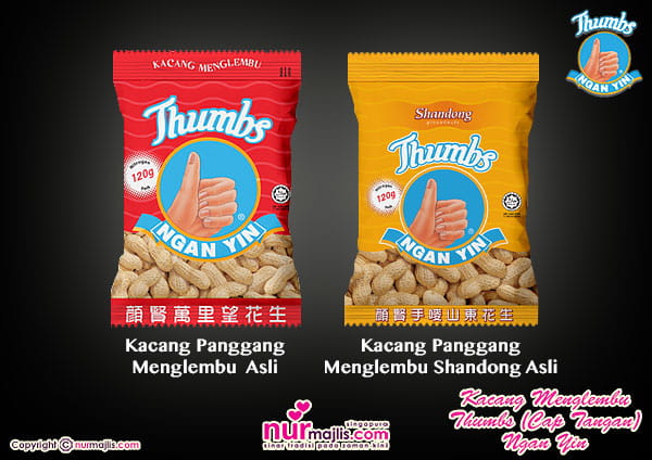 Kacang Panggang Menglembu Thumbs Ngan Yin nurmajlis.com